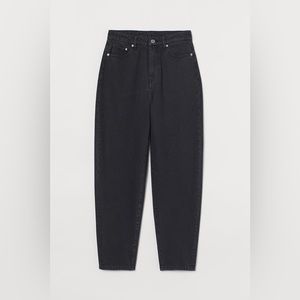 HM vintage mom jeans in black size 4